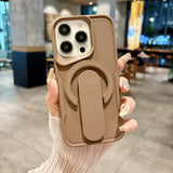 Magnetic Silicone Wrist Strap Kickstand Case for iphone
