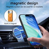 Solid‑Color Magnetic Full Cover Shockproof Case for iphone