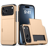 Shockproof Slide Card Holder Case for iphone