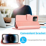 2 in 1 Magnetic Flip Leather Detachable Wallet Case for iphone