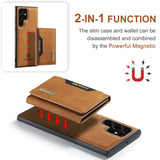 Magnetic Wallet Leather Case for Samsung
