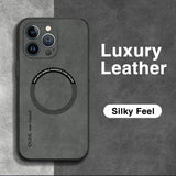 Magnetic Leather Case for iphone