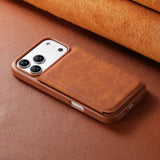 Leather Card Holder Stand Case for iphone
