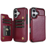Wallet Magnetic Leather Case for iphone