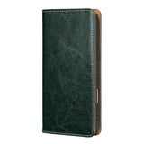 Genuine Leather Magnetic Flip Full Cover Case for iphone