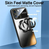 Full‑Cover Matte Magnetic Shockproof Case for iphone