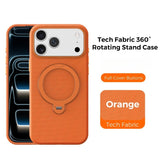 Tech Fabric Magnetic Rotating Stand Case for iphone