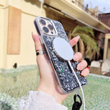 Glitter Magnetic Full‑Cover Shockproof Case for iphone