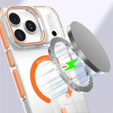Clear Magnetic Hidden Kickstand Case for iphone