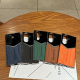Shockproof Electroplated Wood Grain Case for Samsung