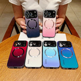 Premium Magnetic Iridescent Gradient Case for iphone