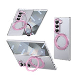 Magnetic One‑Piece Case With Screen Protector &  Rotating Stand for Samsung Z Fold