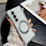 Shell‑Grain Magnetic Rotatable Kickstand Case for Samsung Z Fold